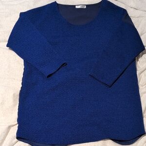 Elegant Royal Blue Women's Sweater
